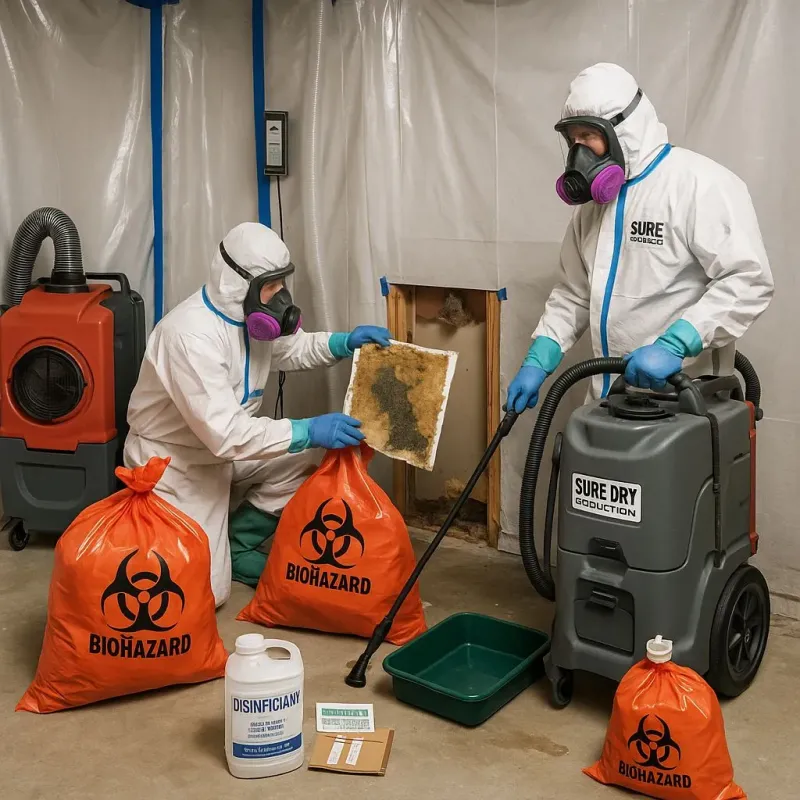 Contaminated Water Handling Protocols process in Colorado County, TX